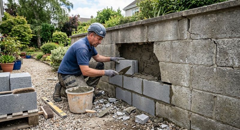 Block Wall Repair in Dayton, TN