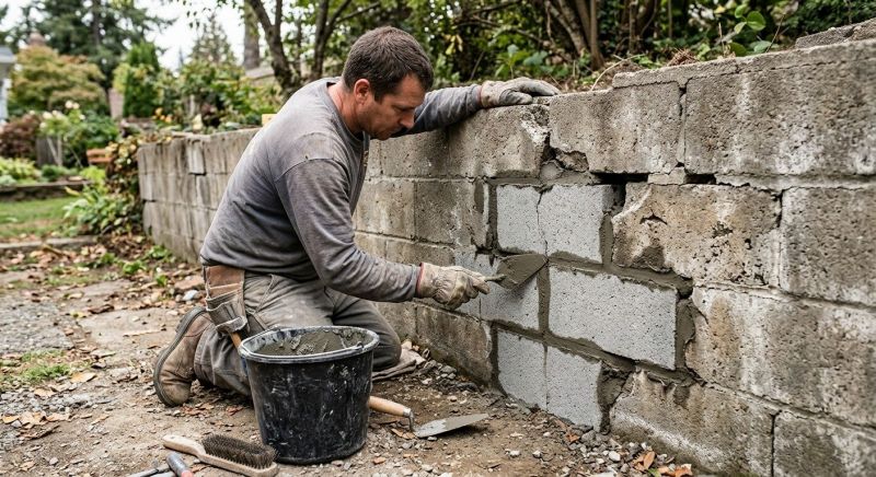 Block Wall Repair in Hixson, TN