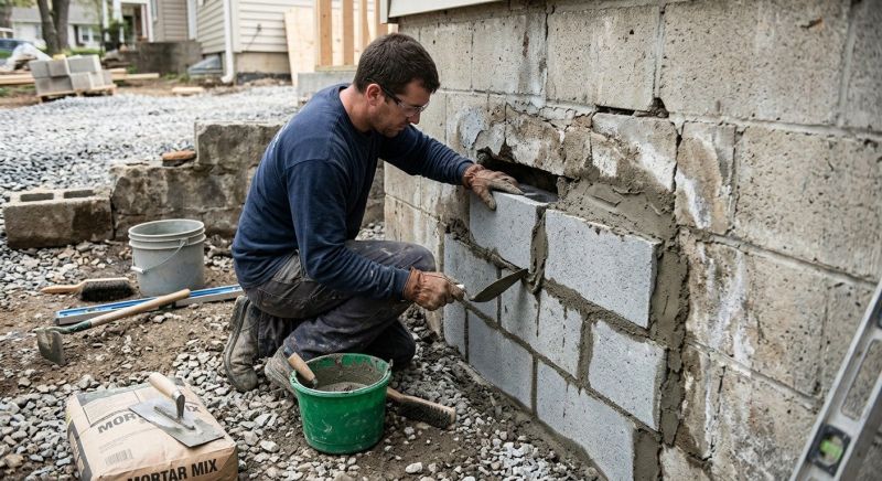 Block Wall Repair in Cleveland, TN