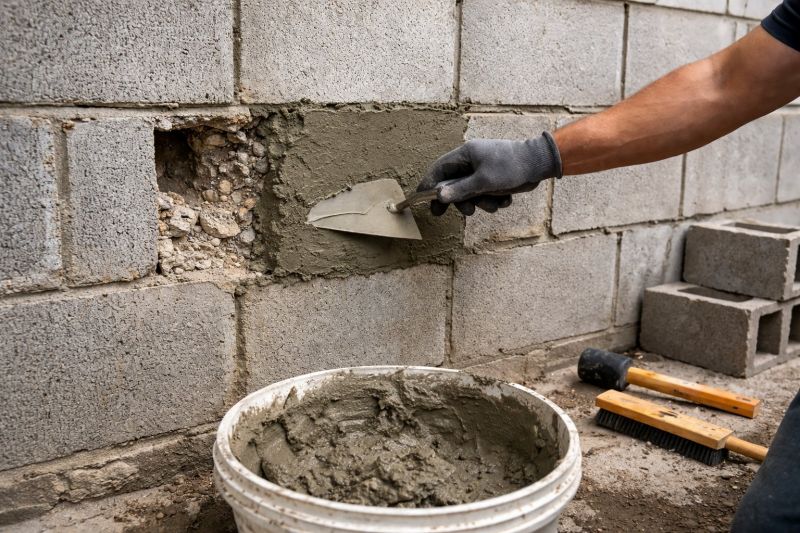 Block Wall Repair in Rhea County, TN
