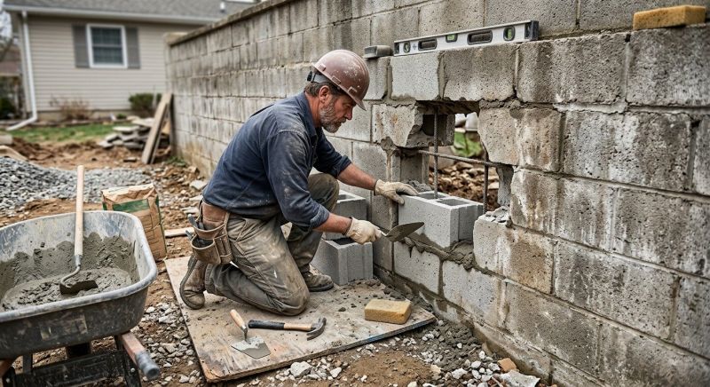 Block Work Repair in Cleveland, TN