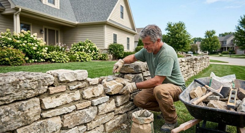 Brick Fence Repair in Cleveland, TN