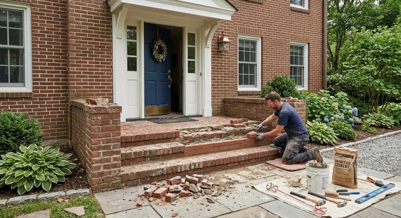Brick Flatwork Repair in Delano, TN