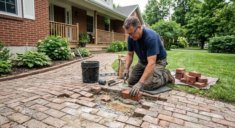Brick Flatwork Repair in Riceville, TN
