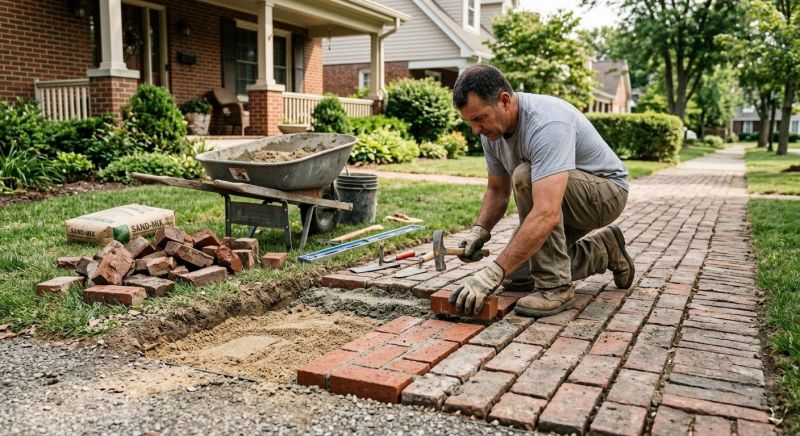 Brick Flatwork Repair in Ringgold, GA