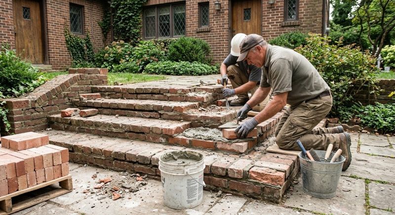Brick Stairs Repair in Catoosa County, GA