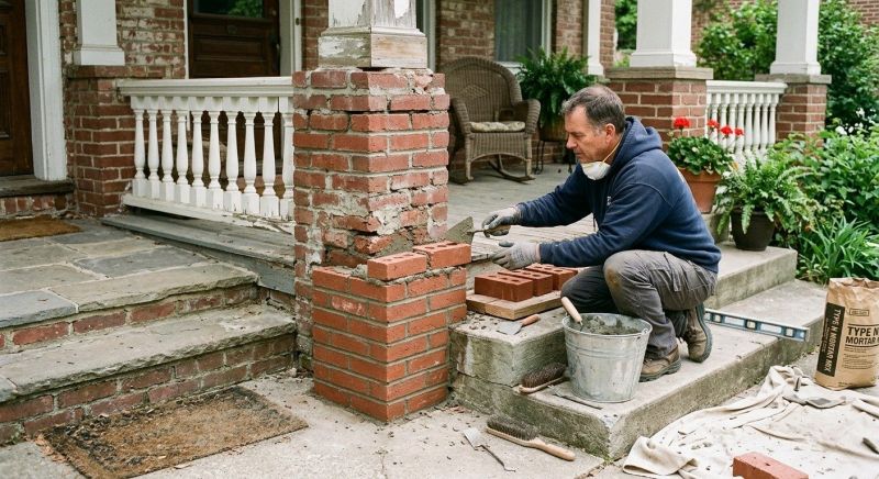 Brick Stairs Repair in Decatur, TN