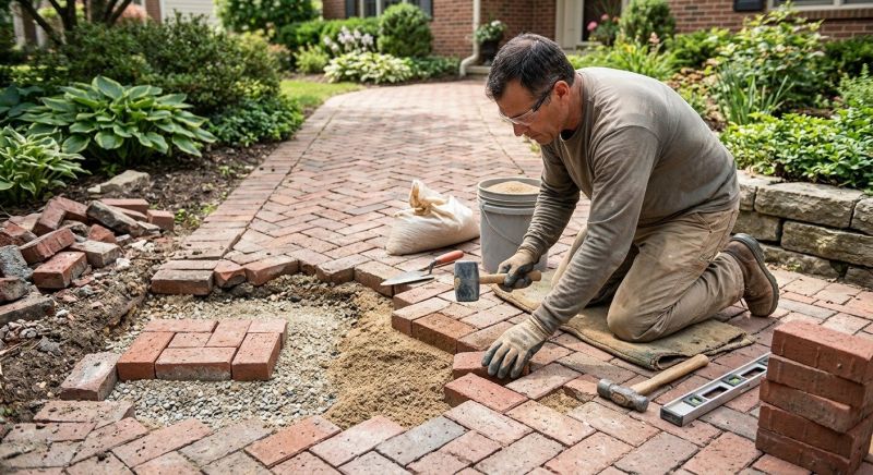 Brick Stoop Repair in Cleveland, TN