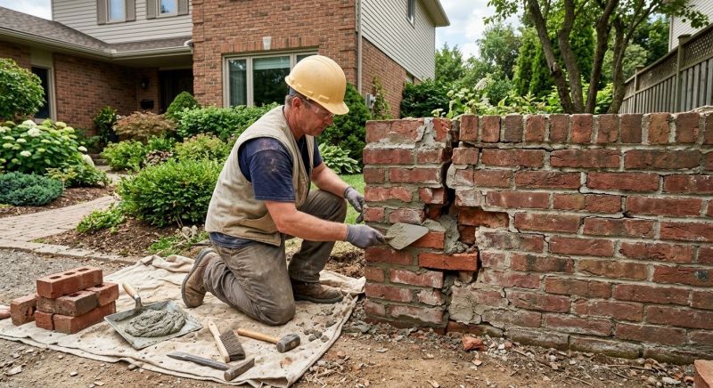 Brick Wall Repair in Etowah, TN