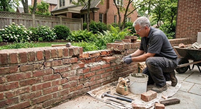 Brick Wall Repair in Ringgold, GA