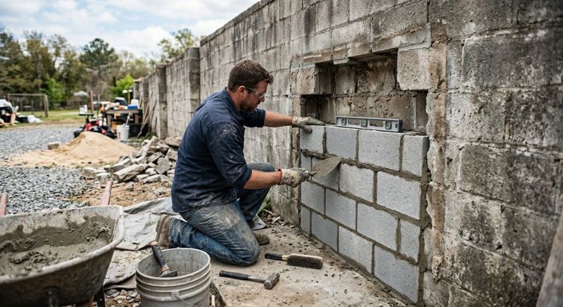Masonry Wall Repair in Cleveland, TN