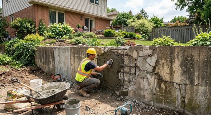 Retaining Wall Repair in Dayton, TN