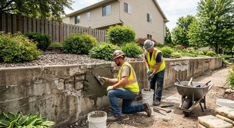 Retaining Wall Repair in Rhea County, TN