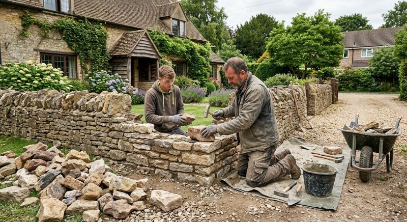 Stone Wall Repair in Dayton, TN