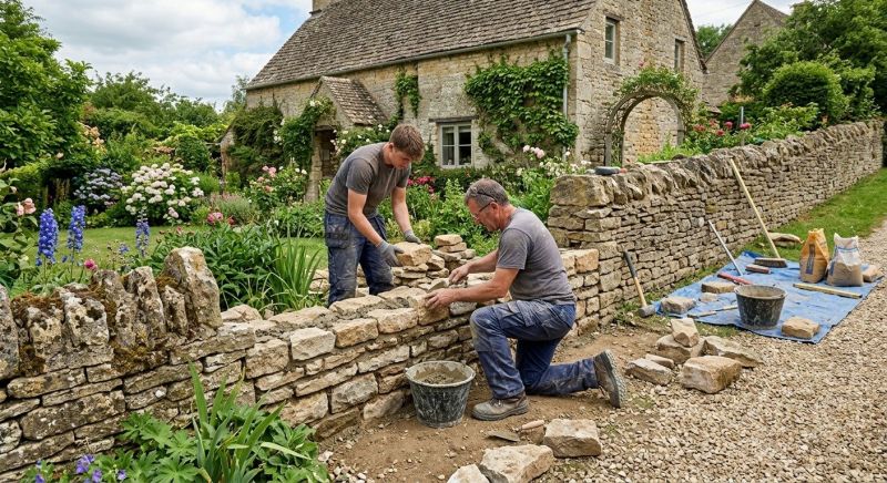 Stone Wall Repair in Hixson, TN